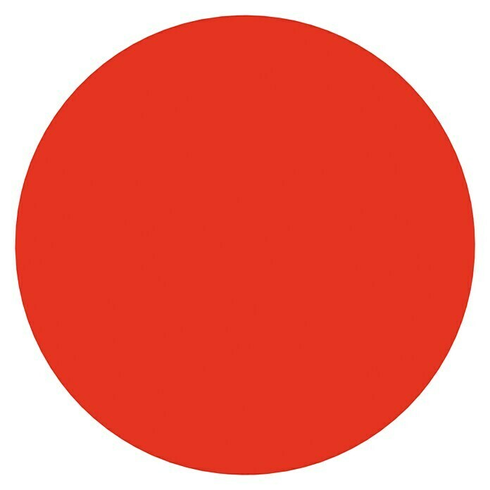 Etiqueta adhesiva punto rojo (L x An: 21 x 21 cm)