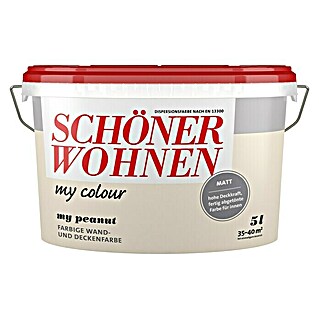 SCHÖNER WOHNEN-Farbe my colour Wandfarbe (My Peanut, Matt, 5 l)