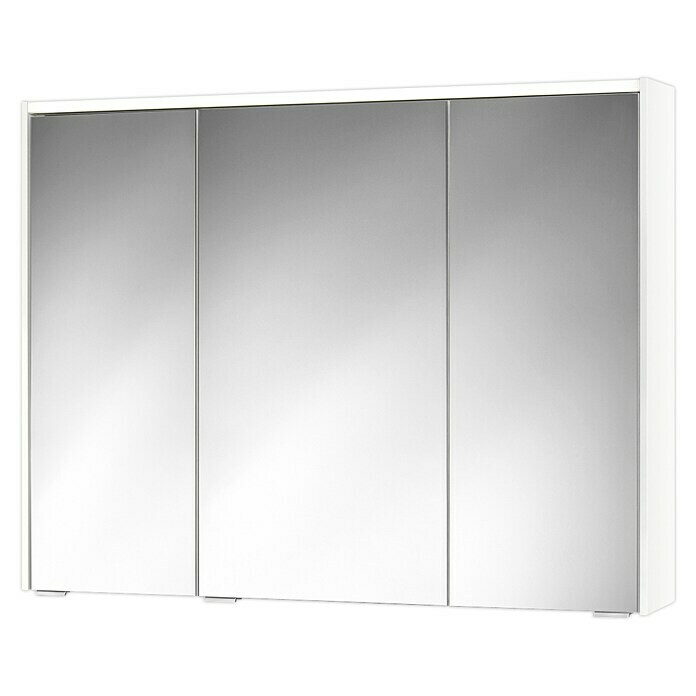 Sieper LED-Spiegelschrank (B x H: 100 x 74 cm, Mit Beleuchtung, MDF, Weiß)