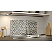 CUCINE Küchenrückwand (Retrolook, 80 x 40 cm, Stärke: 6 mm, Einscheibensicherheitsglas (ESG))