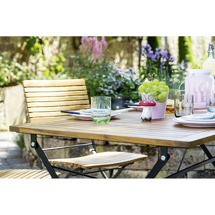 Sunfun Moni Gartentisch (125 x 75 cm, Akazie)