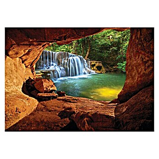 Fototapete Wasserfall III (B x H: 312 x 219 cm, Vlies)