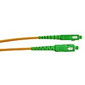 Metronic Cable de fibra óptica (Clavija SC-APC, 5 m, Naranja)