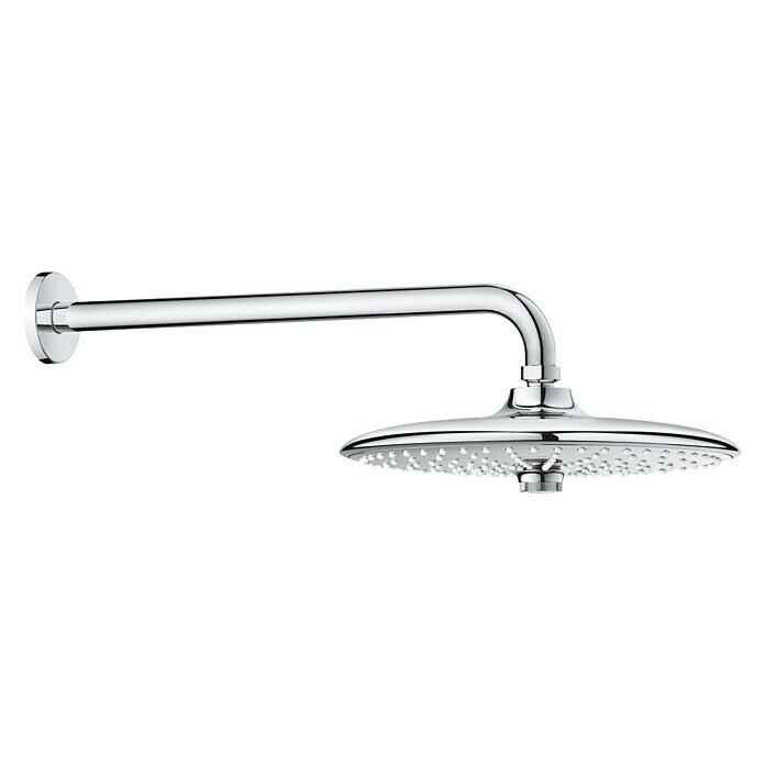 Grohe Euphoria Kopfbrausen-Set (Durchmesser: 26 cm, 9,5 l/min bei 3 bar, Wandmontage, Chrom)