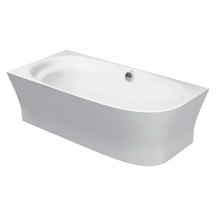 Duravit Cape Cod Badewanne - 190 x 90 cm, Mineralguss, Weiß, Links - Elegante freistehende Badewanne in Weiß mit einem modernen Design. Ideal für stilvolle Badezimmer, die Entspannung und Komfort bieten.