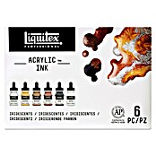 Liquitex Professional Set risarskih črnil iridescentna  (Barvno sortirano, 6 kos x 30 ml, Steklenica) | 6940 - Acrylfarbe | HFEA - Künstlerfarben und Hilfsmittel | HFE - Künstlerbedarf | HF - Galerie | H - Innendeko/Farben | BAUHAUS