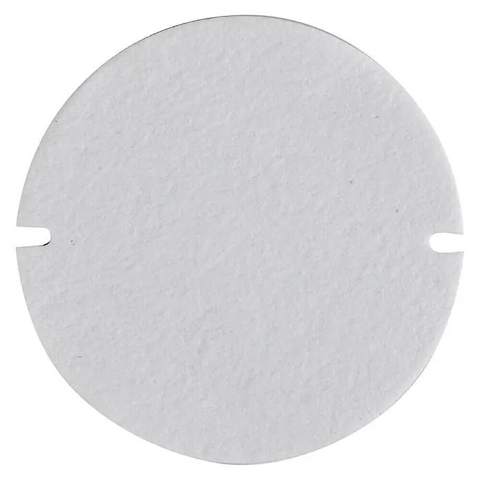 Firefix Isoliereinlage - Geeignet für: Kaminöfen, Durchmesser: 120 mm - 200 mm - Weißer runder Diffusor aus Papier mit seitlichen Schlitzen für Lampen, ideal für weiches Licht und stimmungsvolle Beleuchtung im Innenbereich.