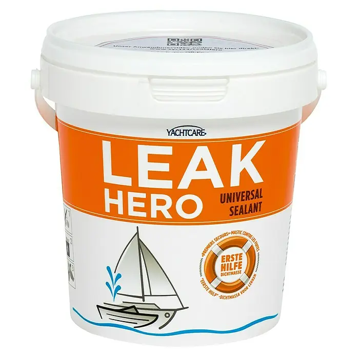 Yachtcare Dichtmasse LEAK HERO - 625 ml, Geeignet für: Alle Materialien - Ein Eimer Yachtcare Leak Hero Universal Sealant. Das Produkt ist ein Universal-Dichtmittel zur Abdichtung von Lecks.