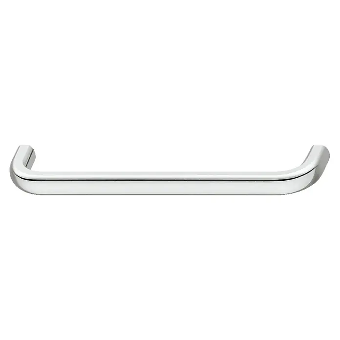 Häfele Tirador para muebles - Tipo de tirador del mueble: Estribo, Otros, Cromado, Ø x L: 9 x 104 mm - Elegante toallero cromado para el baño. El diseño sencillo se adapta a cualquier decoración y ofrece una comodidad práctica.