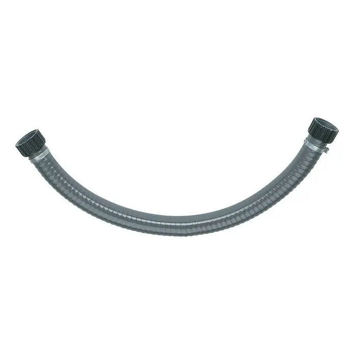Gardena Schlagbrunnen-Saugschlauch - Länge: 50 cm, Durchmesser: 25 mm, Innengewinde: 33,3 mm (G 1″) - Grauer flexibler Schlauch mit schwarzen Endstücken, ideal für verschiedene Anwendungen. Robuste Konstruktion für zuverlässigen Einsatz.