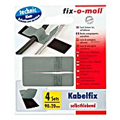 Fix-o-moll Klittenbandstrips (90 x 20 mm, Zelfklevend, 4 stk.)