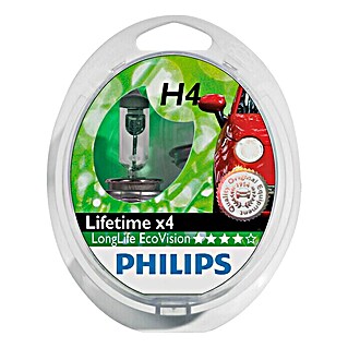 Philips Long Life Eco Vision Koplampen H4 (H4, 2 st.)