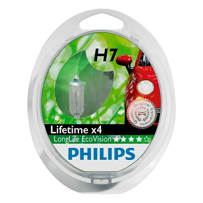 Philips Long Life Eco Vision Koplampen H7 (H7, 2 stk.)