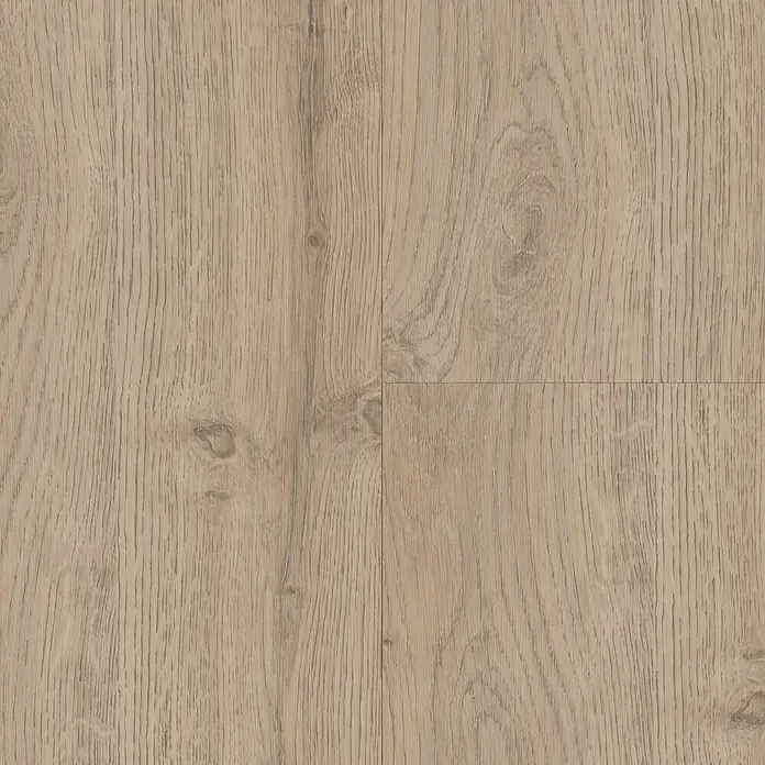 Decolife Vinylboden Comfort - Hardy Oak, Landhausdiele, 1.220 x 185 x 10,5 mm - Helle Holzbodenstruktur mit subtilen Maserungen und warmen Farbtönen, ideal für ein modernes oder rustikales Interieur.