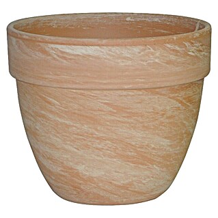 Pflanztopf Levante (Außenmaß (Ø x H): 19 x 16 cm, Naturmaterialien, Hell marmoriert)
