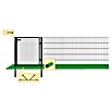 Gartentor (Anthrazit, 1 x 1 m, Metall)