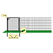 Gartentor (Anthrazit, 1 x 1 m, Metall)