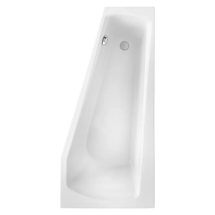 Ottofond Raumsparbadewanne Bari Mod. A - 160 x 75 cm, Sanitäracryl, Weiß, Rechts - Weisse Badewanne mit speziellem Design für moderne Badezimmer. Die Wanne verfügt über einen Ablauf und ist gut verarbeitet.