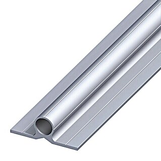 Kantoflex Rohr (1.000 x 43,5 x 8,5 mm, Aluminium, Blank, 2 Schenkel 180 °, Stärke: 1 mm)