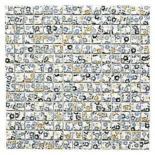 Mosaikfliese Quadrat CG SP06 (30,5 x 30,5 cm, Bunt, Glänzend)