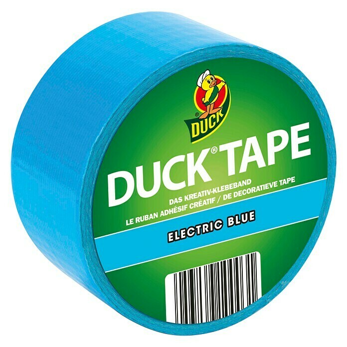 Duck Tape KreativklebebandElectric Blue, 9,1 m x 48 mm Front View