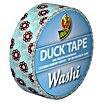 Duck Tape Kreativklebeband Washi (Retro Flower, 10 m x 15 mm)