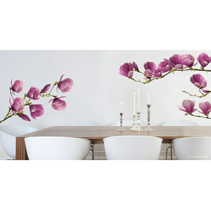 Vinilo de pared (Magnolias, 48 x 68 cm)