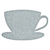 D-c-fix Tischdeckenhalter (4 Stk., Tasse, Grau)