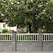 Mauerstein Marmorline Pfeilerstein (30 x 30 x 17 cm, Beton, Glatt)