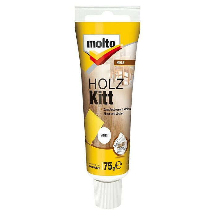 Molto Holzkitt (50 ml, Weiß)