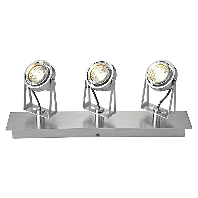 Voltolux Tech Foco para pared y techo (3 x 50 W, GU10, Cromo, 3 luces)