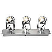 Voltolux Tech Foco para pared y techo (3 x 50 W, GU10, Cromo, 3 luces)