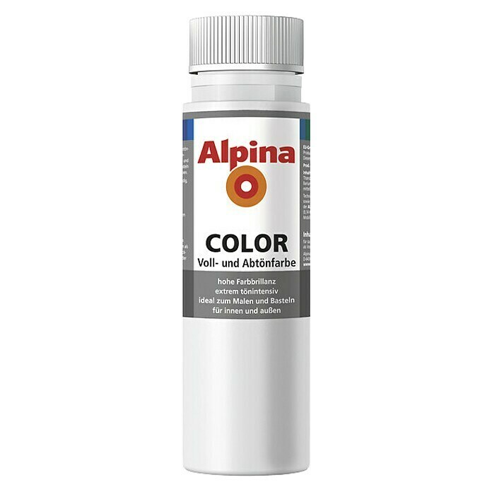 Alpina Vollton- & Abtönfarbe Color (Snow White, 250 ml)