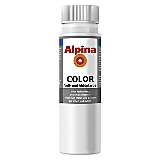 Alpina Vollton- & Abtönfarbe Color (Snow White, Matt, 250 ml, Lösemittelfrei)