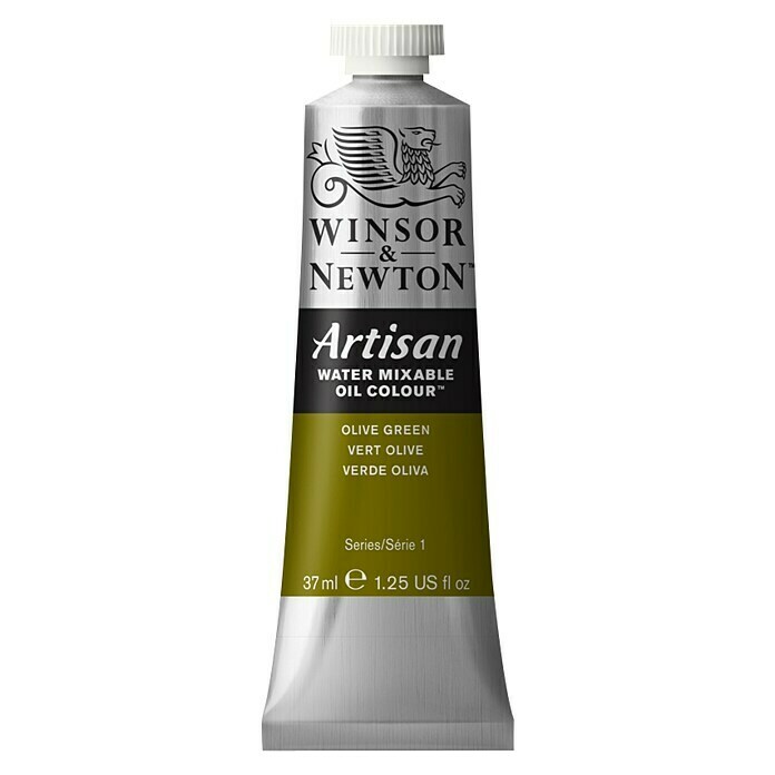 Winsor & Newton Artisan ÖlfarbeOlivgrün, 37 ml, Tube Front View