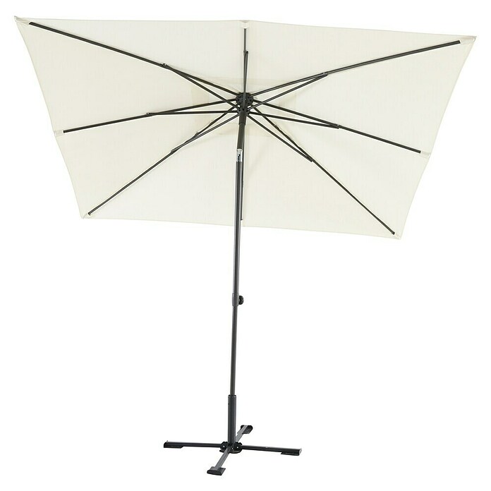 Sunfun Sonnenschirm Livorno (Natur, 200 x 250 cm)