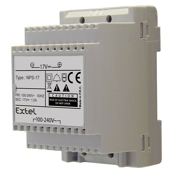 Extel Transformator (1,5 VA, 100 - 240/17 V, Grau)