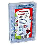 Fischer Meister-Box Universaldübel-Set UX/R (118-tlg., Mit Schrauben/Haken, Nylon)