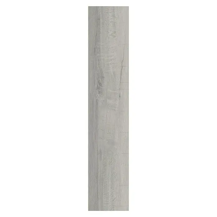 Vinylbodenmuster Sly XXL Dublin Oak - 280 x 160 x 7 mm, Landhausdiele - Detailaufnahme einer einzelnen, länglichen und grau gemusterten Bodenfliese.