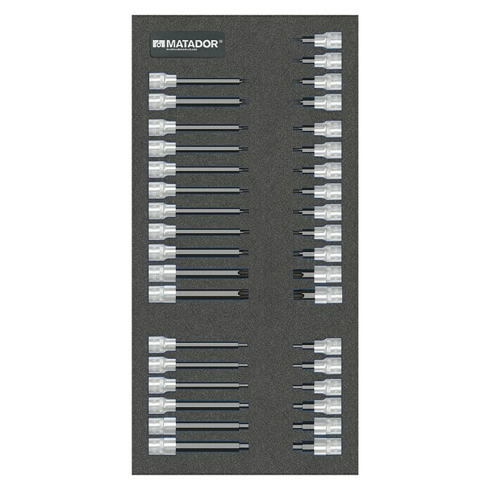 Matador Tool System Steckschlüsseleinsatz-Set (Antriebsgröße: ⅜″, 36-tlg.)