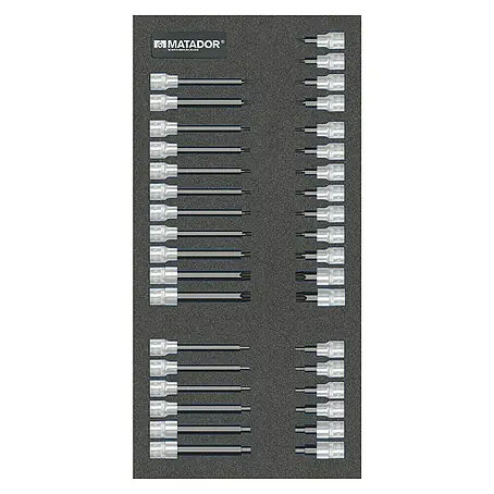 Matador Tool System Steckschlüsseleinsatz-Set
