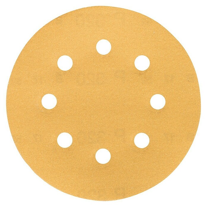 Craftomat Hoja de lija (Diámetro: 115 mm, Granulación: 320, Perforado)