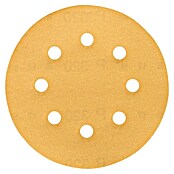 Craftomat Hoja de lija (Diámetro: 115 mm, Granulación: 320, Perforado)