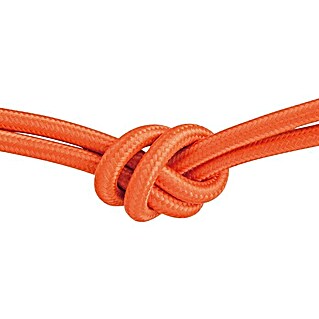Home Sweet Home Tekstilni kabel na metar (0,75 mm², 3-žilno, Narančaste boje)