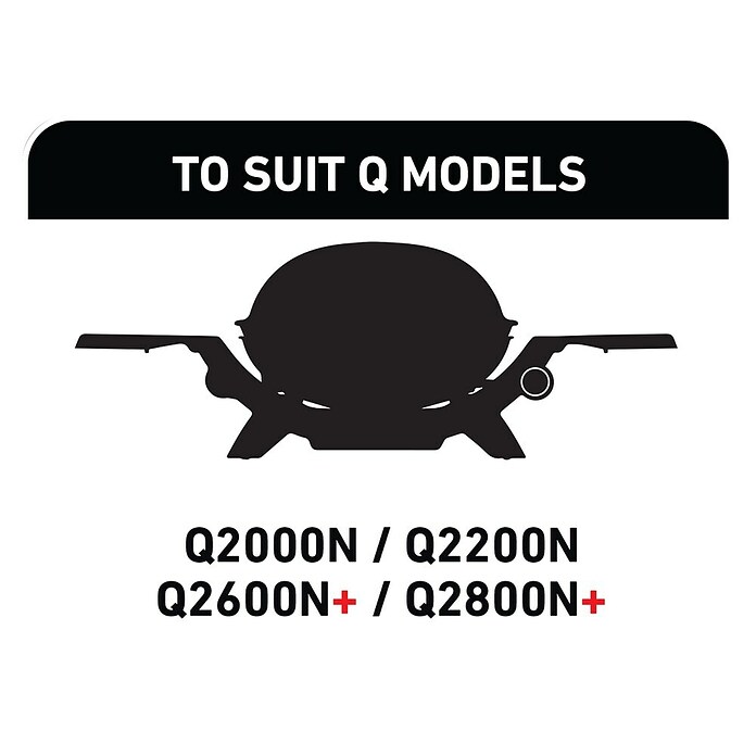 Weber Q Grillplatte Plancha (Passend für: Weber Q 2100N, Q 2200N, Q 2800N+, Gusseisen) | BAUHAUS