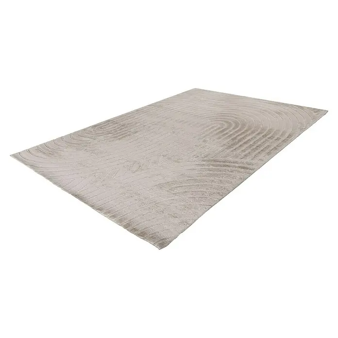 Fellteppich Zen - Light Taupe, 170 x 120 cm, 100 % Polyester - Eleganter Teppich mit abstraktem Muster in sanften Farben. Ideal, um jedem Raum eine moderne und stilvolle Note zu verleihen.