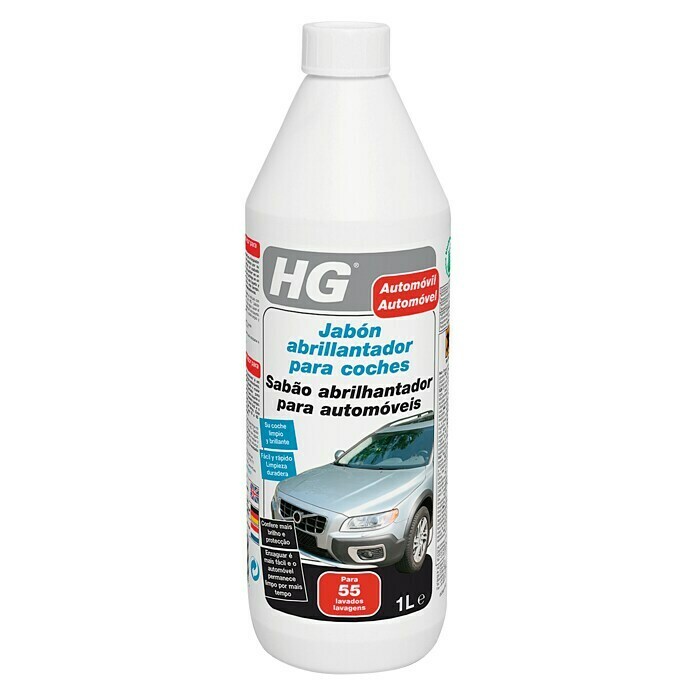 HG Detergente para automóvil con abrillantador (1 l)
