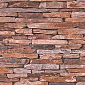 My Look Vliestapete Wood-n-Stone (Beige/Braun/Grau, Steinoptik, 10,05 m x 53 cm)