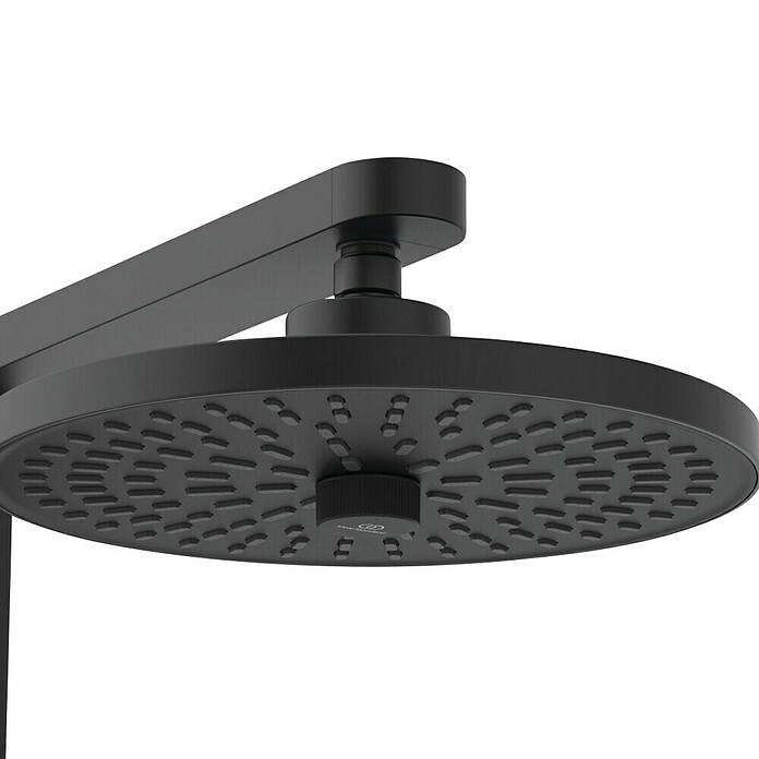 Ideal Standard Set za nadglavno prho Alu+  (Razmik med luknjami: 35,6 cm, Črna, Premer nadglavne prhe: 26 cm) | 3733 - Duschsysteme mit Armatur Marke | DAFD - Brausen und Zubehör Marke | DAF - Armaturen Brausen | DA - Badausstattung/Bäderwelt | D - Sanitär | BAUHAUS