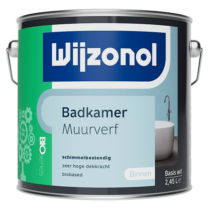 Wijzonol Muurverf Bio Series 2,5 Liter (Wit, Mat, 2,5 l) | BAUHAUS
